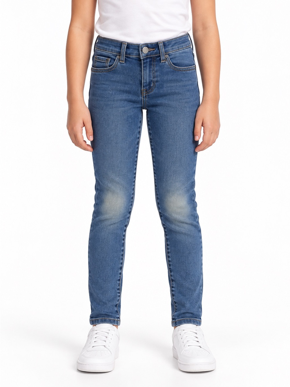 🔥 5 for $30 🔥 GAP Girls Stretch Skinny Jeans in Medium Wash | Size 10